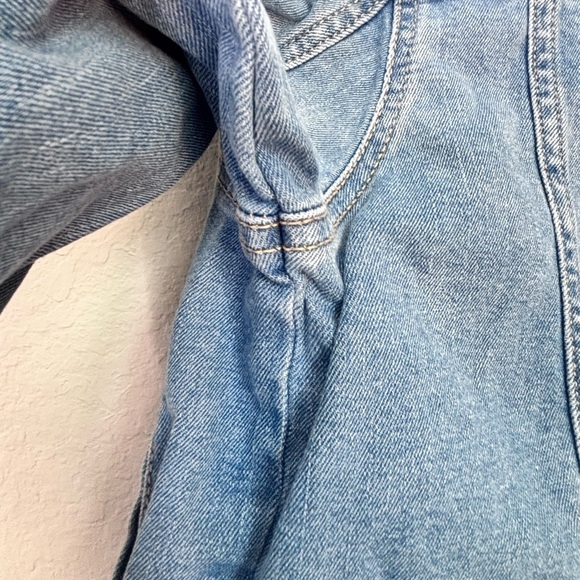 Old Navy Light Blue Denim Jacket Kids XL (14-16) - Picture 9 of 9